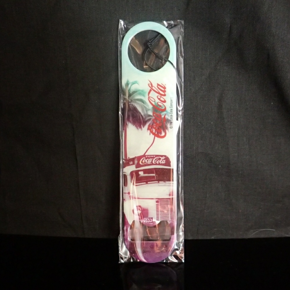 Coca Cola Vintage Print Bottle Opener - NWT